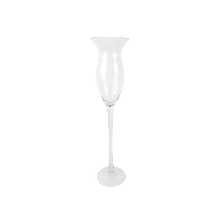 VASE EN VERRE SOUS FORME DE FLUTE GM